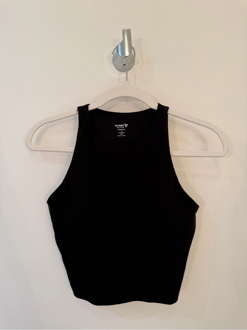 Old Navy Black High-Neck Workout Tank